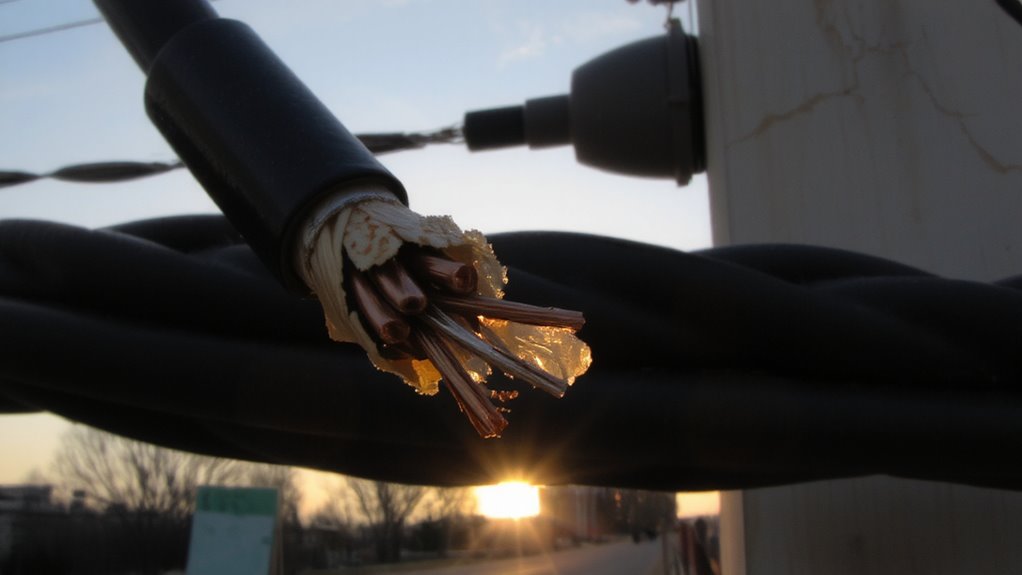 inspect replace damaged cables