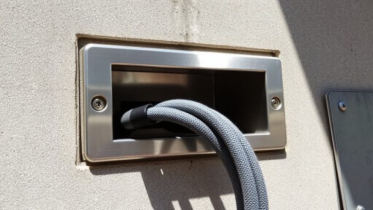 install ventilated cable boxes