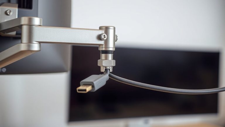 installing arm for heavy monitors