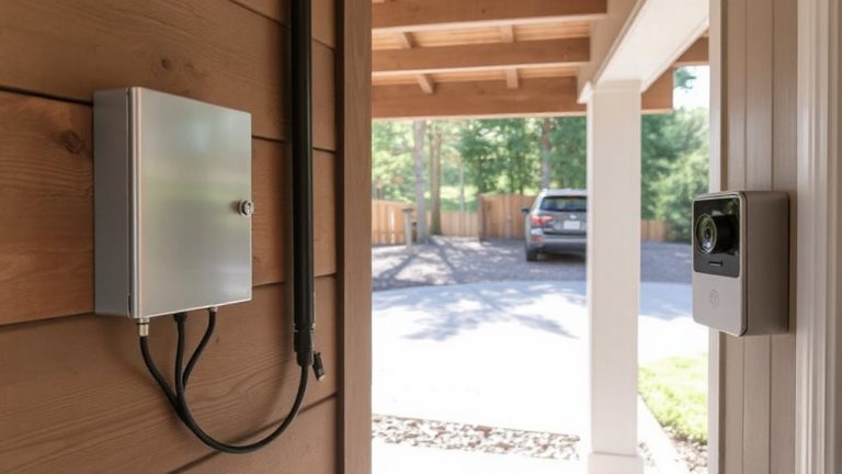 intercom system installation for visitor verification