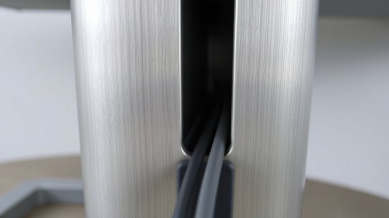 internal cable routing channel