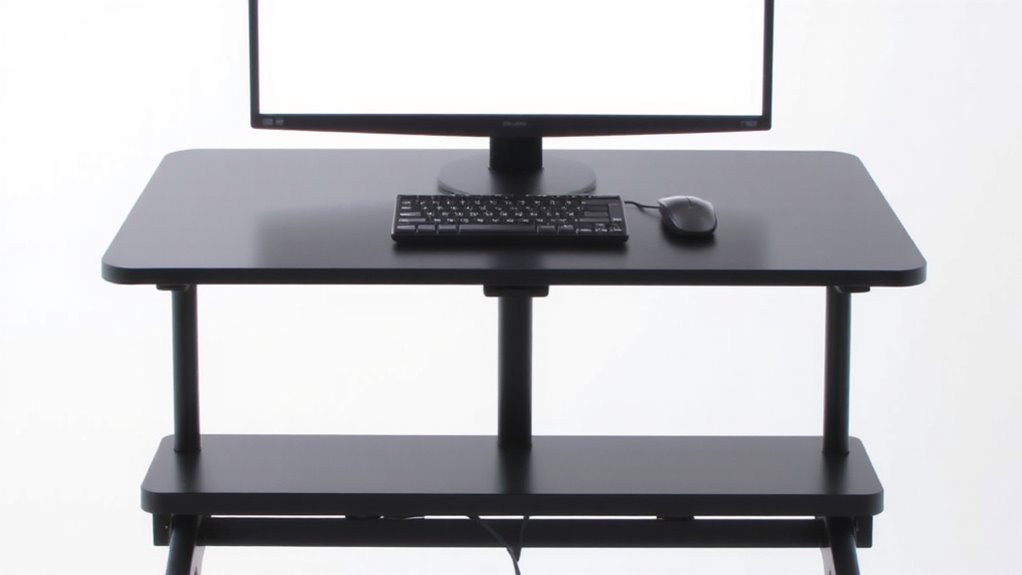 keyboard and mouse at hand level