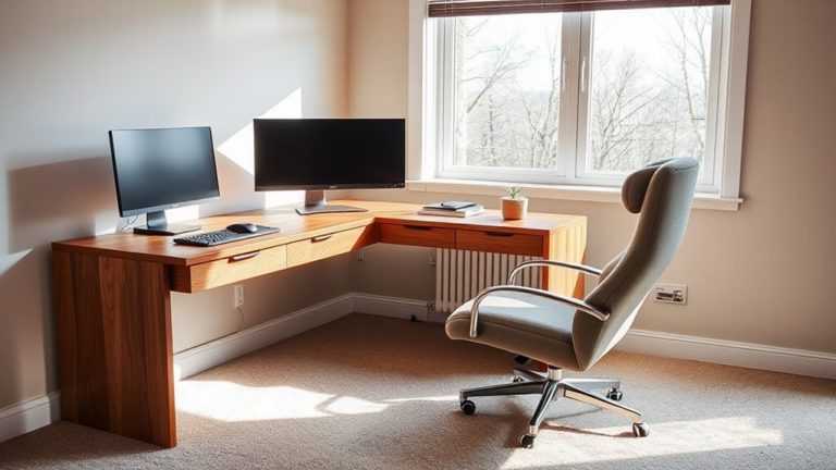 l shaped desks maximize workspace comfort
