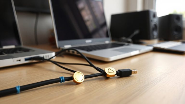 label cables for easy desk organization