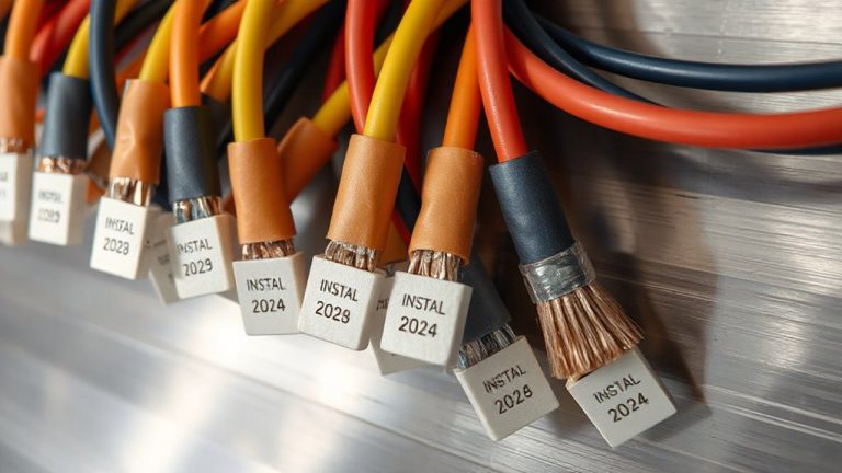 label cables with installation dates