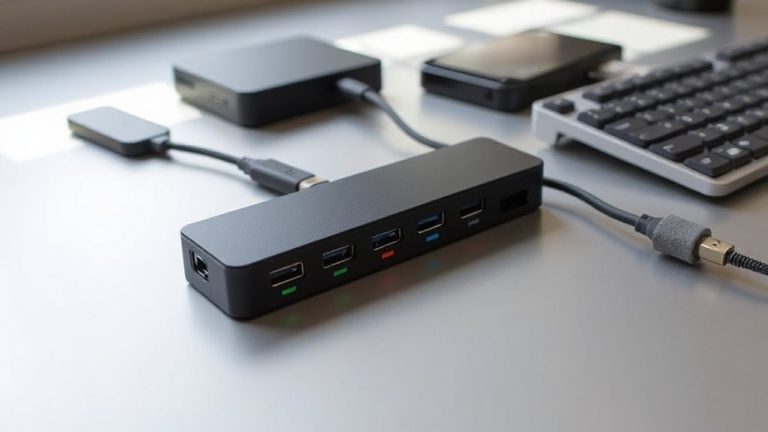 label usb hubs clearly