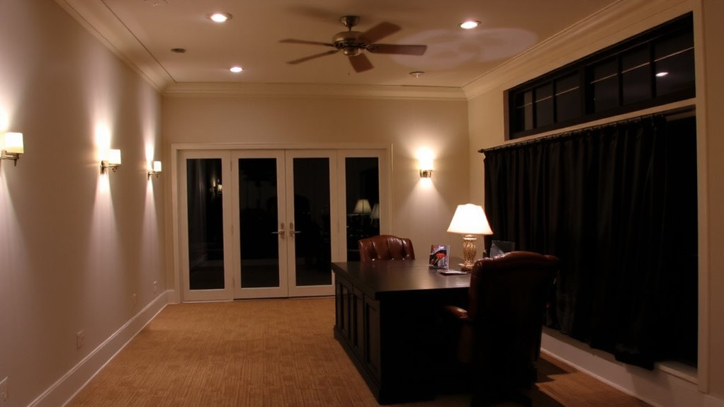 layer soft ambient light strategically