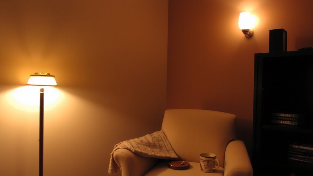layered lighting for cozy zones