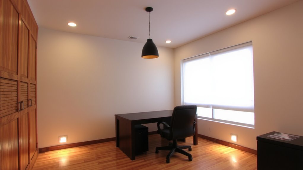 layered lighting minimal clutter