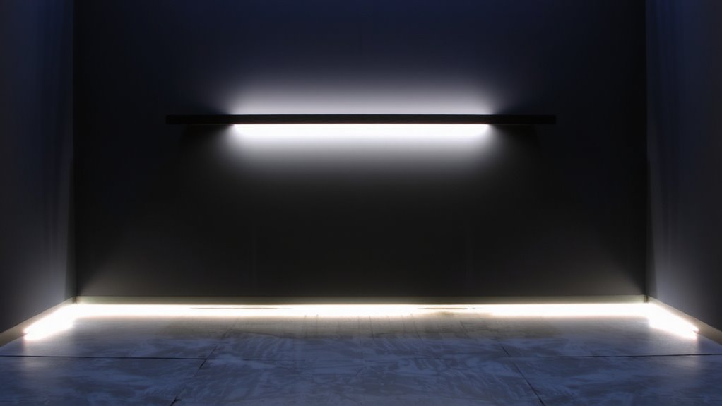led lighting for floating desks