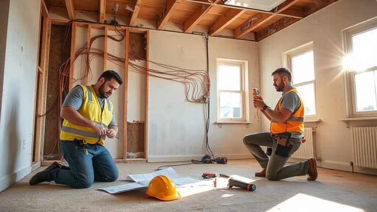 licensed electricians rewire whole rooms