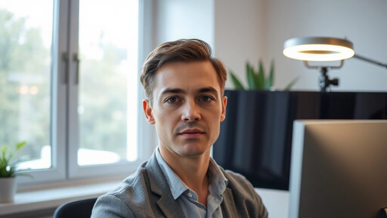 lighting enhances professional video presence