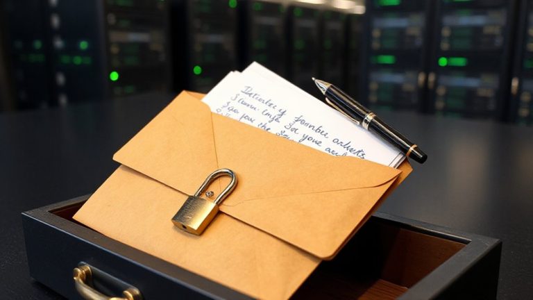 locked drawer contact cards