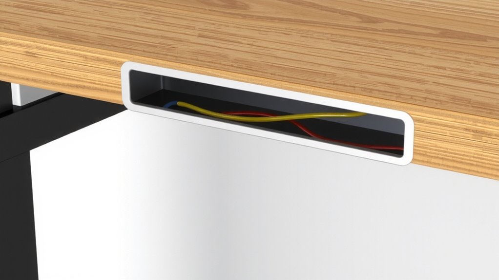 low profile durable cable management