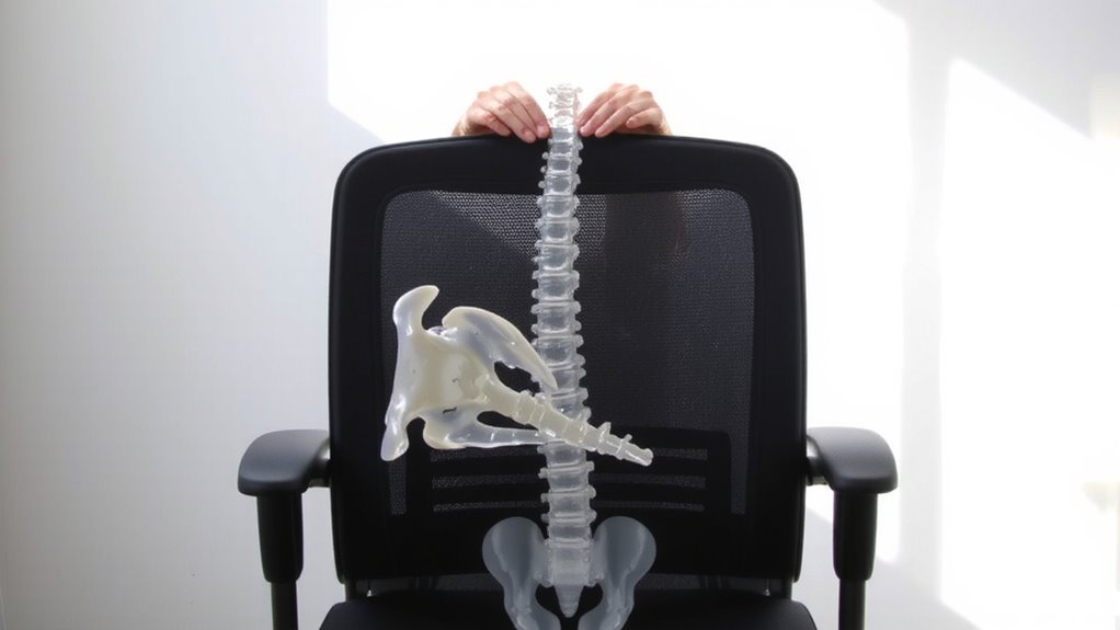 lumbar support prevents strain