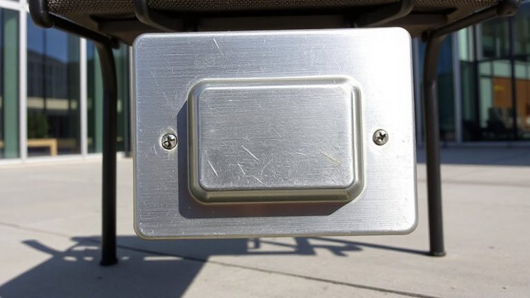magnetic key box under furniture