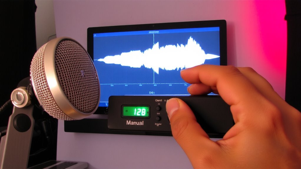 manual levels prevent distortion