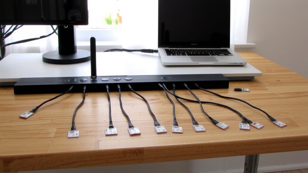 map cables from desk