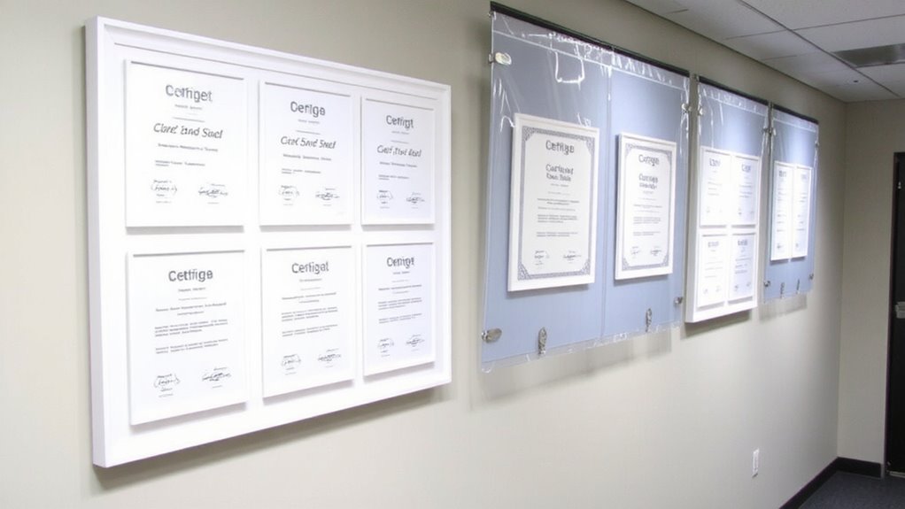 match size to certificate