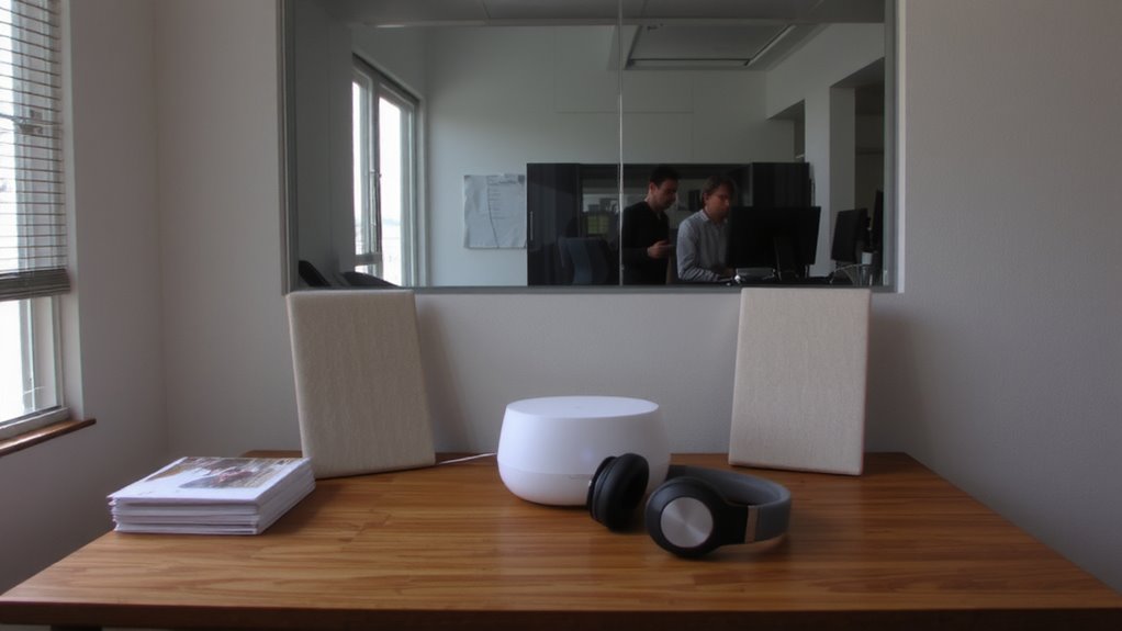match sound to office noise