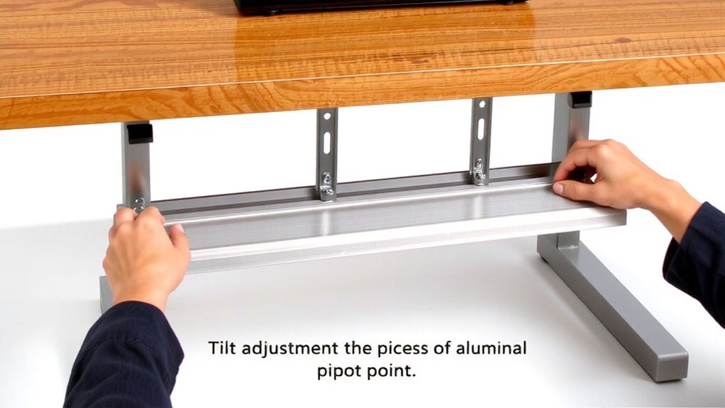 measure desk clearance first