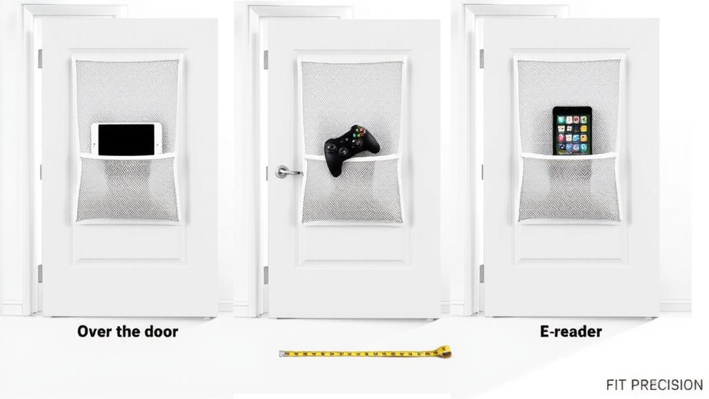 measure devices and door