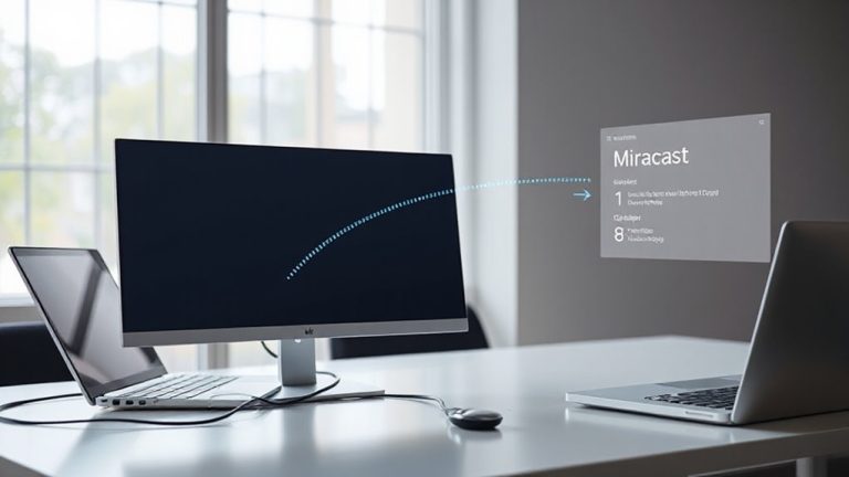 miracast wireless monitor connection