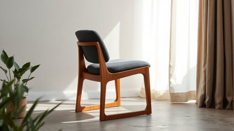 modern backless chairs with core support