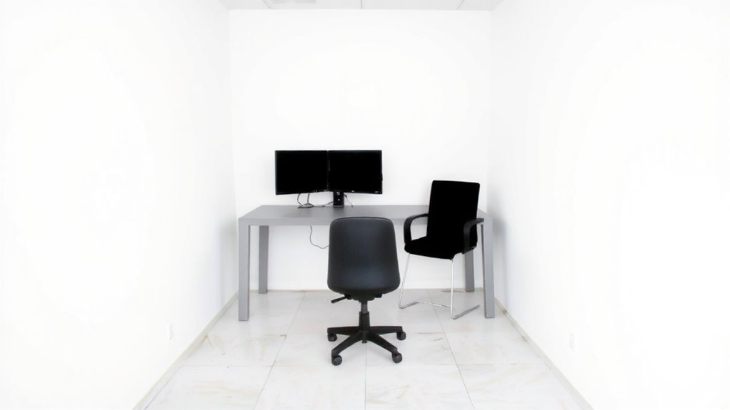 monitor at eye level