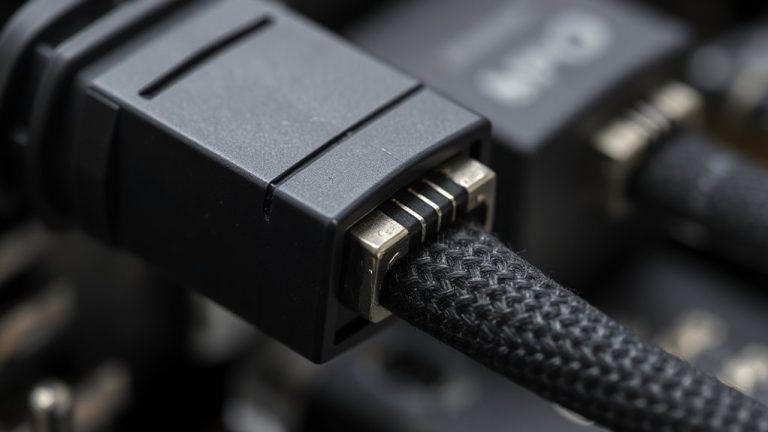 monitor cable bends near ports