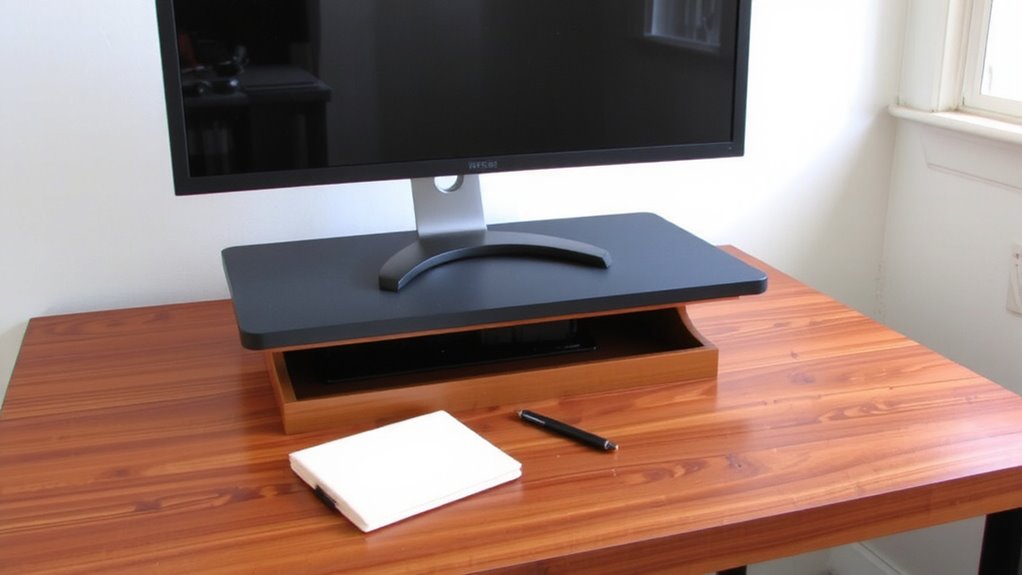 monitor height for posture