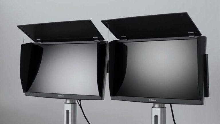 monitor hood for dual displays