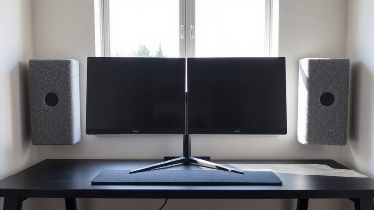 monitor placement for acoustic clarity