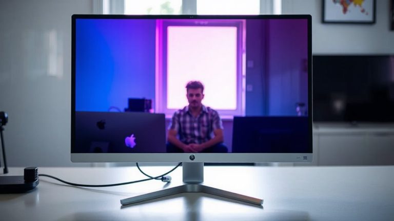 monitors with built in webcam