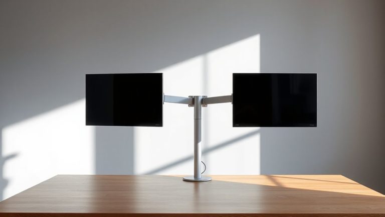 mount monitors on wall