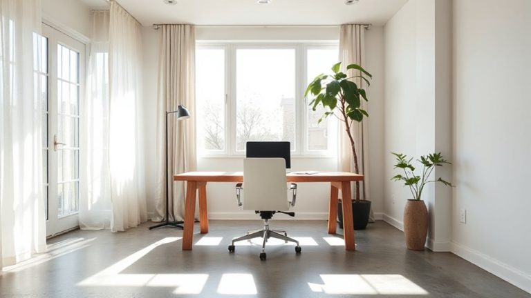 natural light office layout