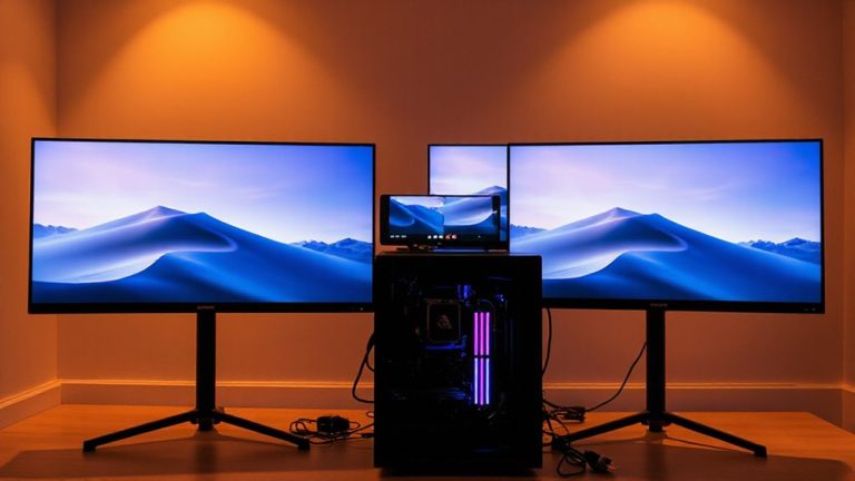 nvidia mosaic four monitor setup