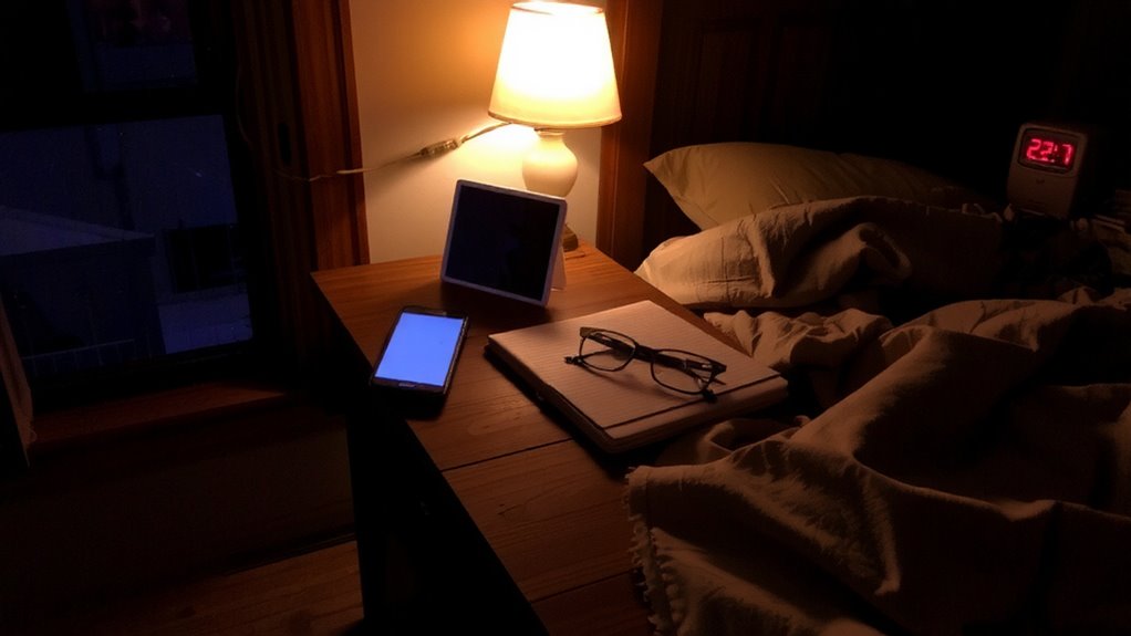 one hour before bed