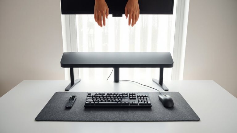 optimal desk ergonomic placement