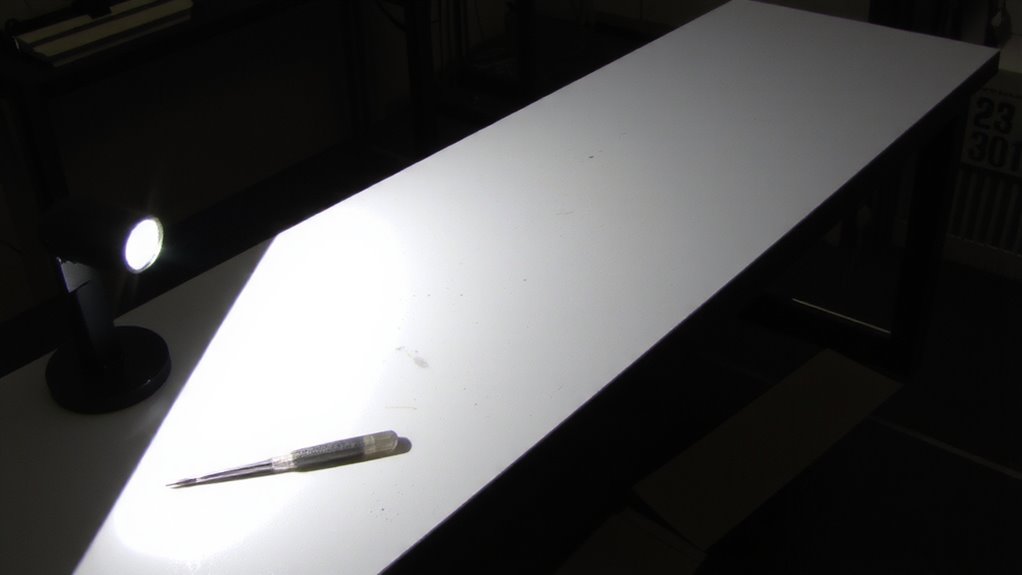 optimal task light positioning