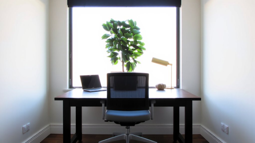 optimize desk for natural light