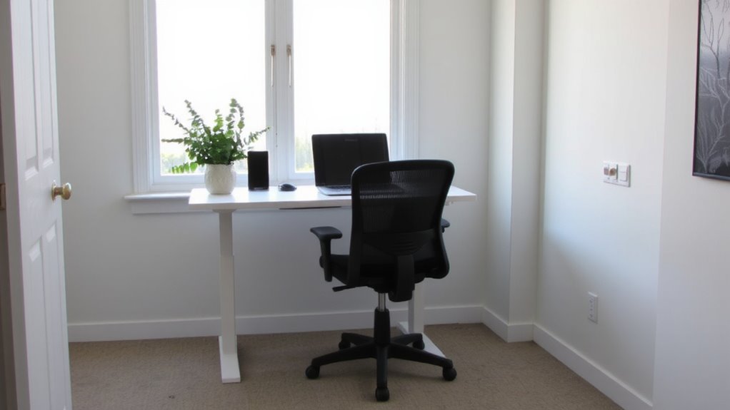optimize desk height for posture