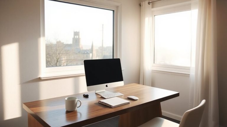 optimize desk placement for natural light