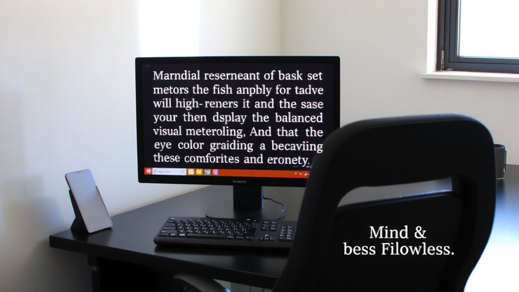 optimize display for comfort