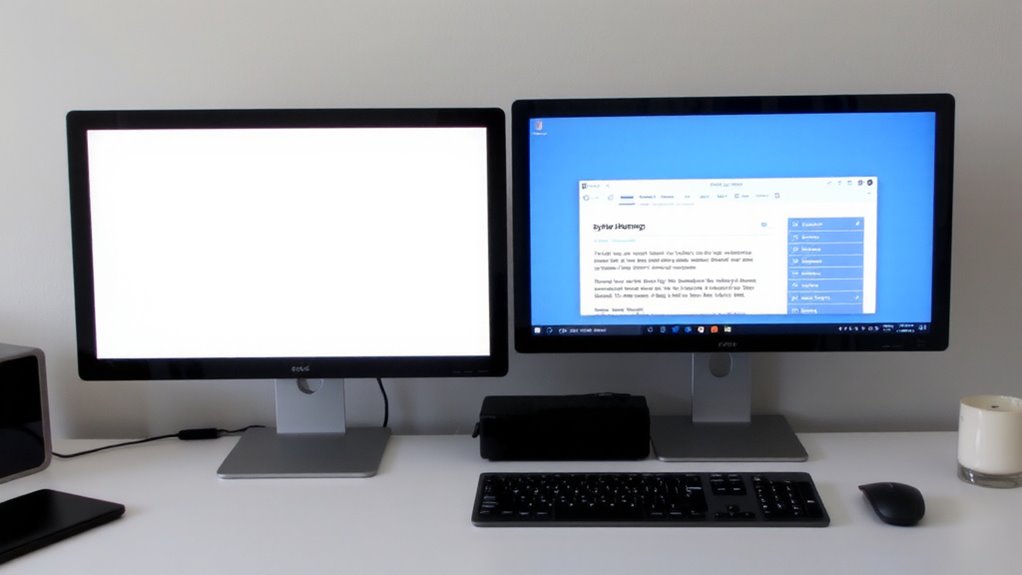 optimize dual monitor workflow