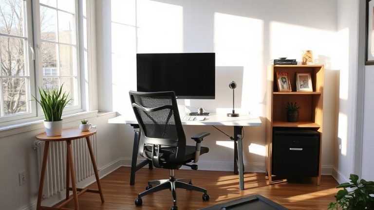 optimize workspace lighting posture
