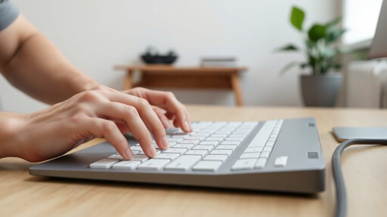 palm pronation in typing