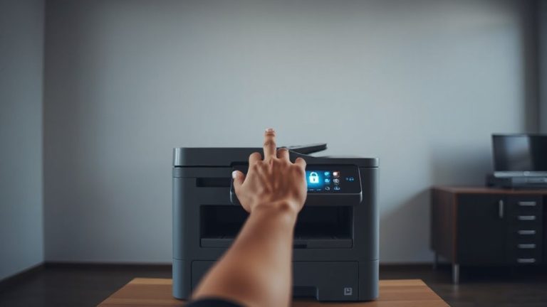 password protected printer security