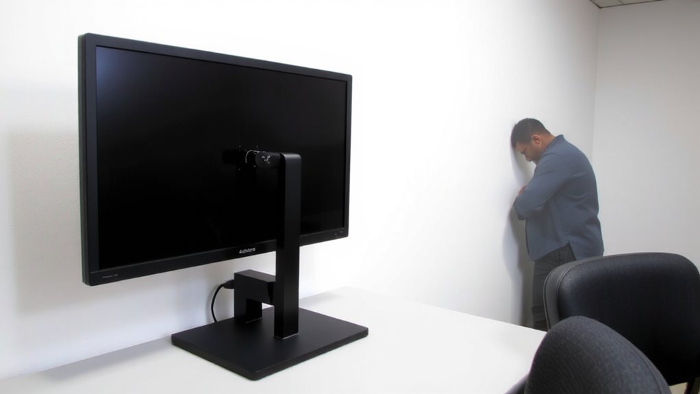 poor monitor height causes pain
