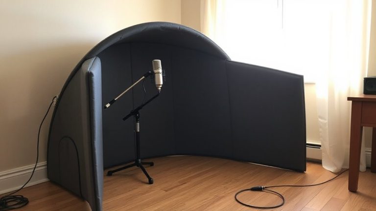 portable booth recording zone